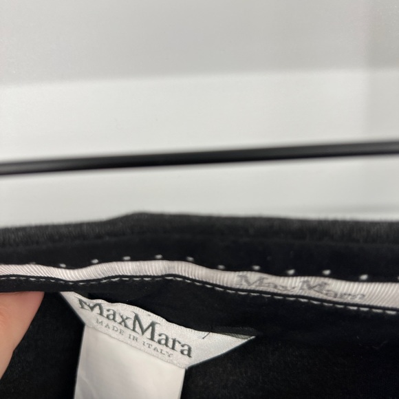Maxmara Grey Dress Ankle Viscose Blend Pants Size 14 - Picture 4 of 8